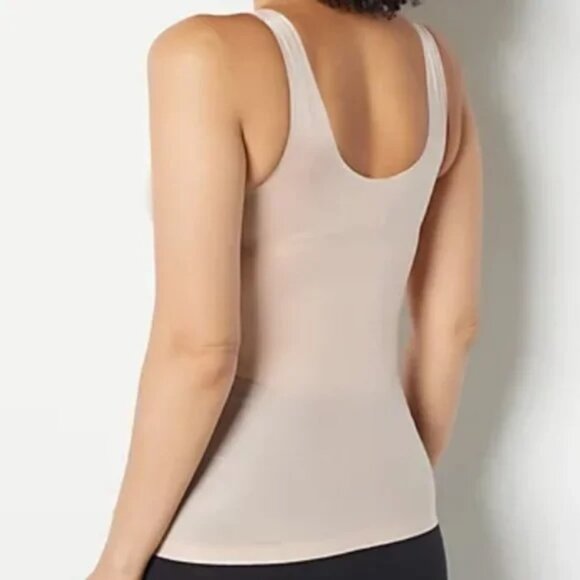Spanx Thinstincts Tan Nude Tank Camisole Shapewear XL - Picture 2 of 12